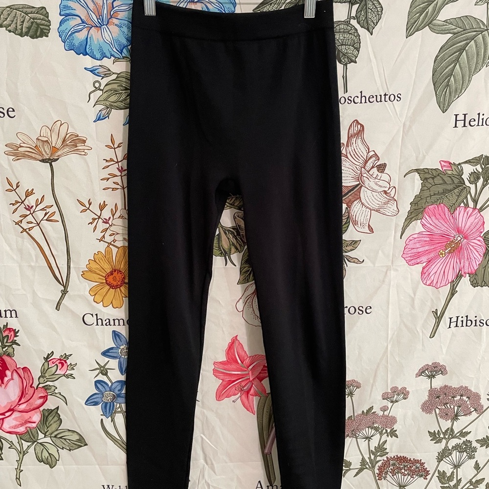 Pink Rose Thermal Leggings